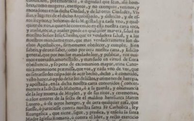 ¡Anatema! (y edictos de fe). Papeles impresos del Tribunal de la inquisición