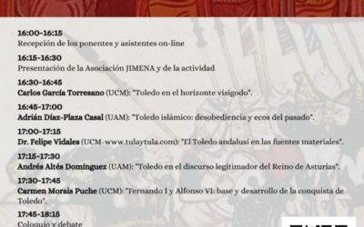 Toletvm – Tulaytula – Toledo (19 de mayo, UCM Madrid)